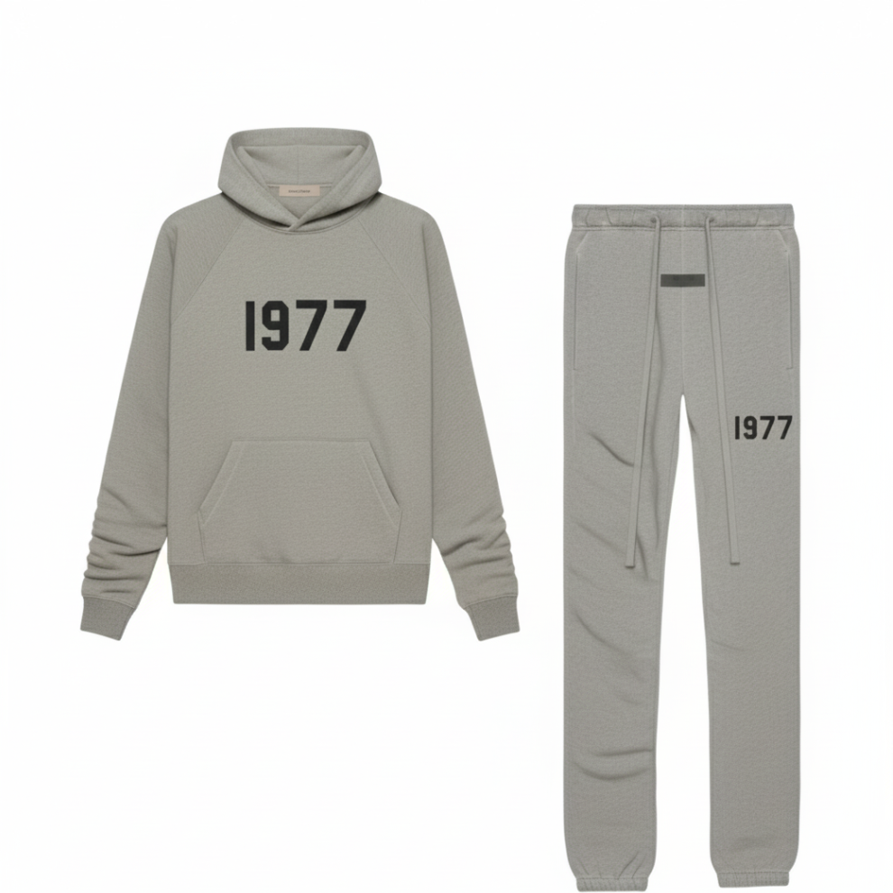 Fear of God Essentials 1977 Dark Oatmeal Full Set