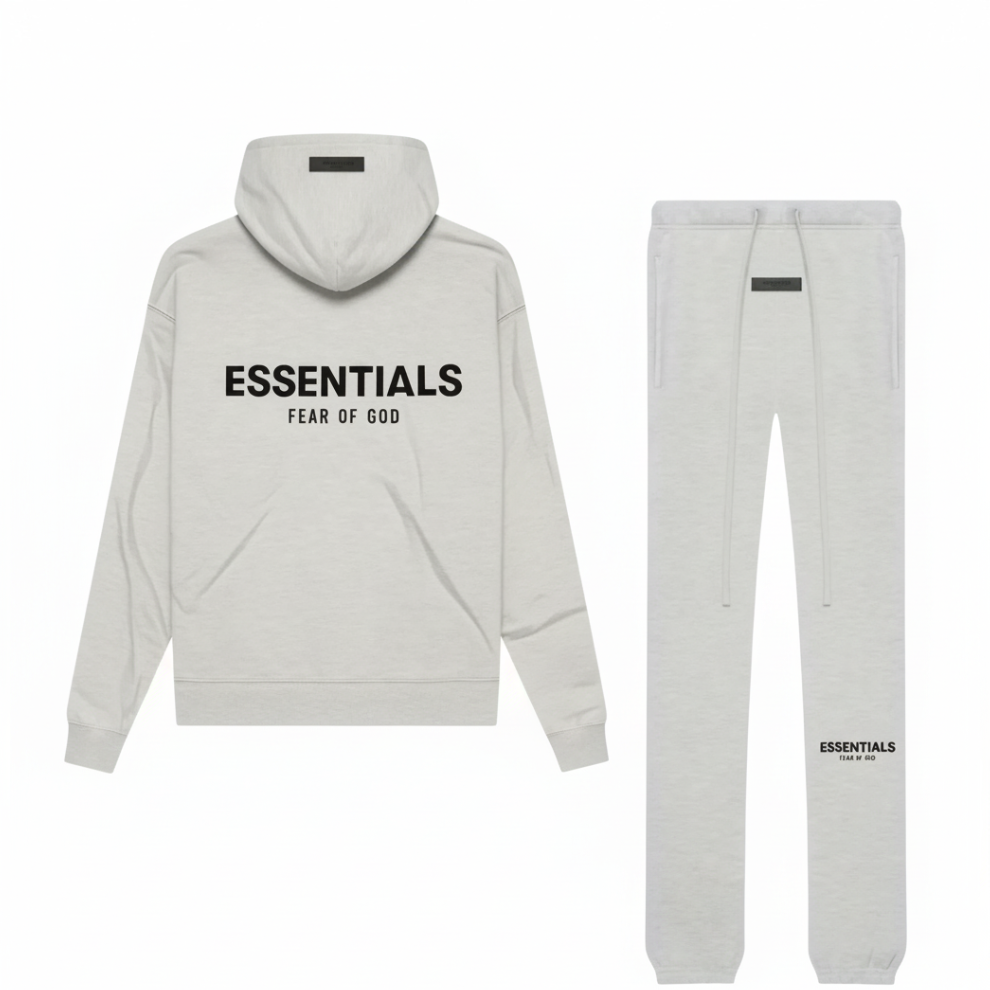 Fear of God Essentials Light Oatmeal Set