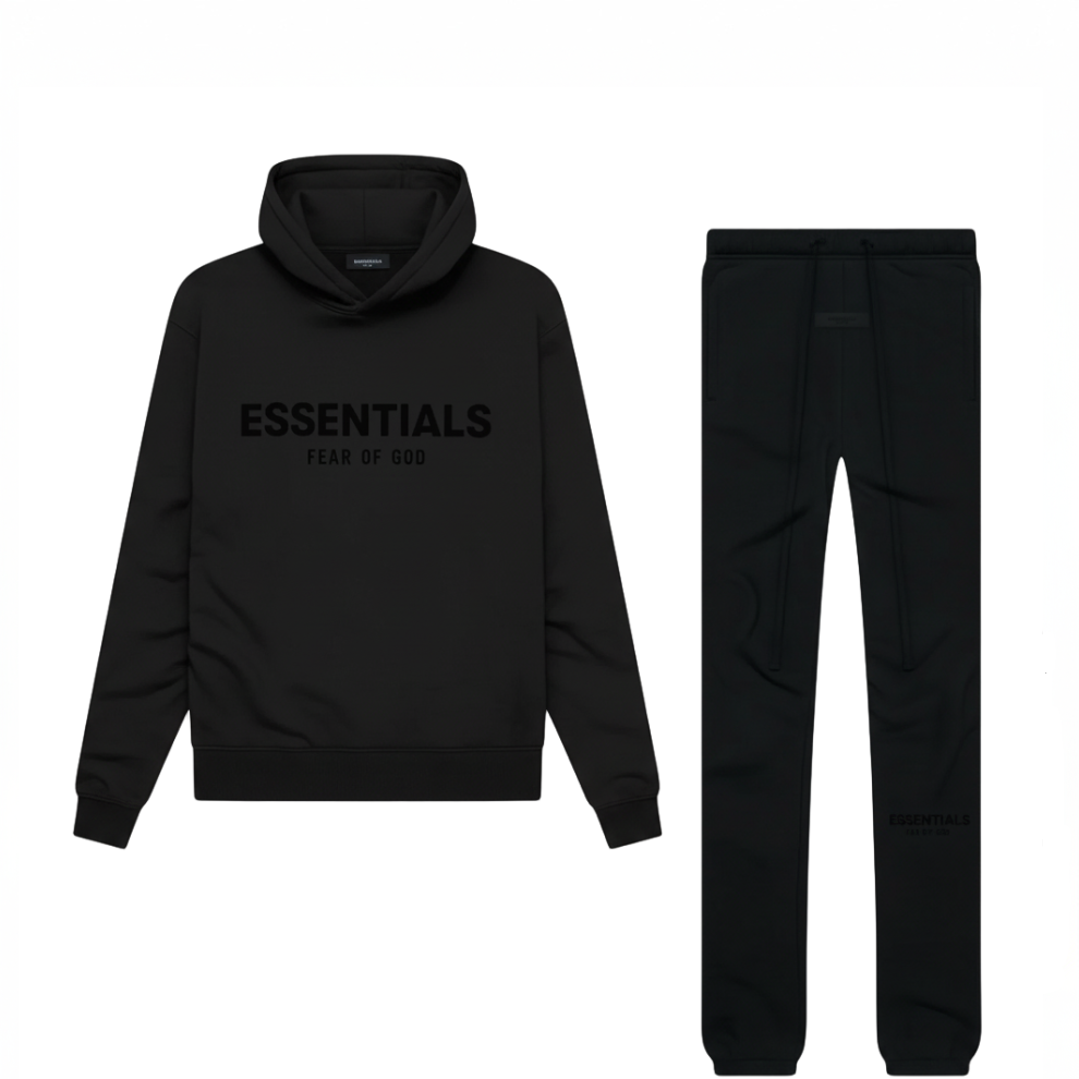 Fear of God Essentials Limo Black Full Set