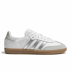 adidas Samba OG White Silver Metallic Grey (Women's)