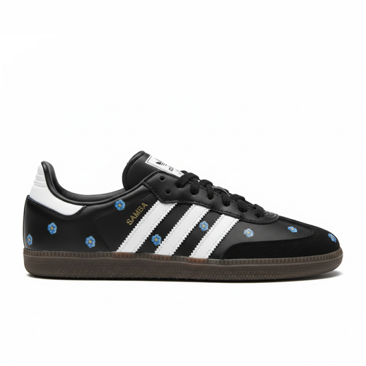 adidas Samba Light Blue Floral Core Black (Women's)