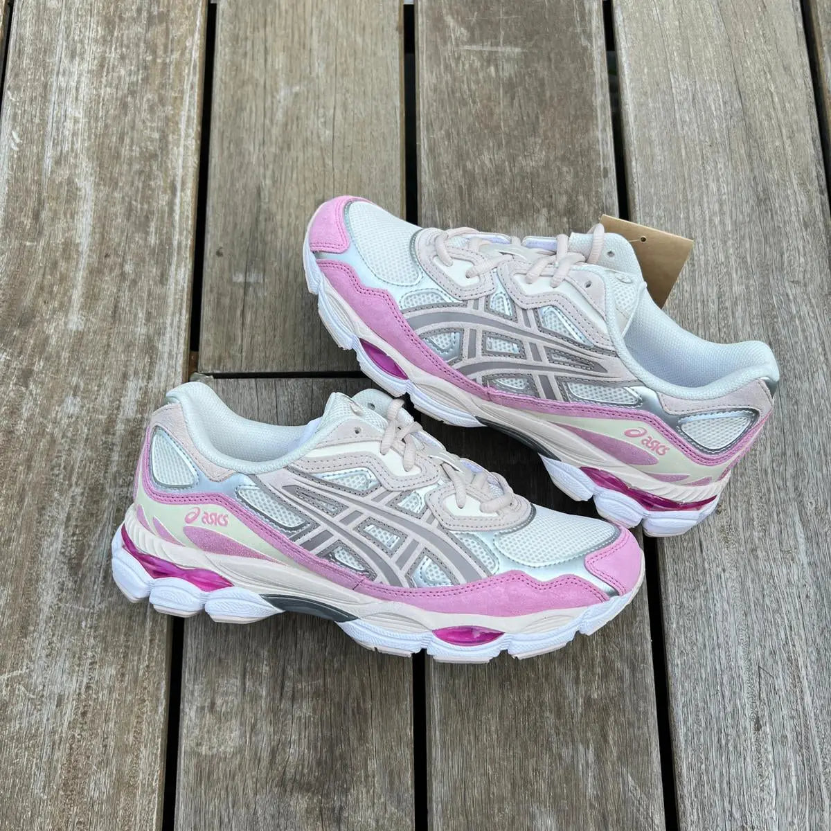 ASICS Gel-NYC Cream Mineral Beige Pink Sneakable