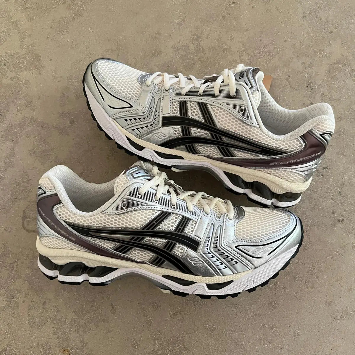 ASICS Gel-Kayano 14 Cream Black Metallic Plum Sneakable