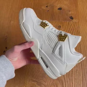 Jordan 4 Retro Metallic Gold (Women's)